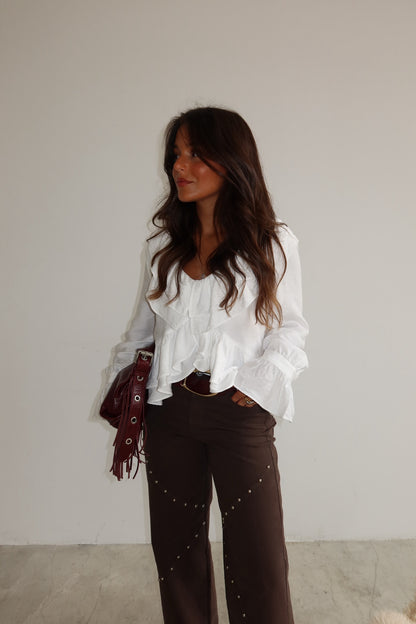 Taylor Blouse in White