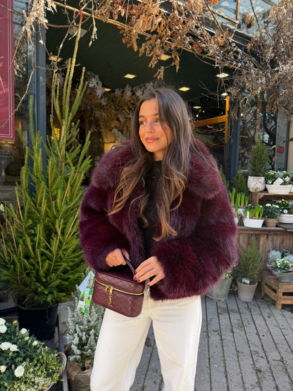 Cherry Fur Jacket