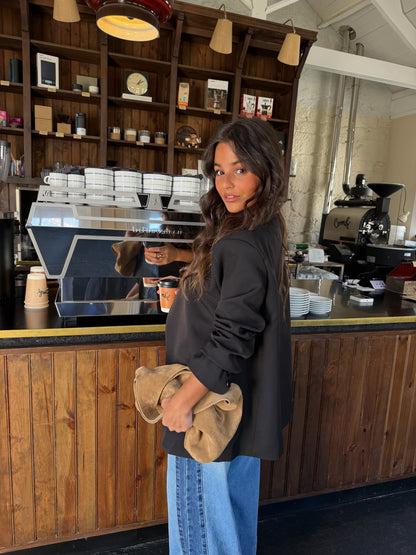 Asymmetrical Blazer in Black