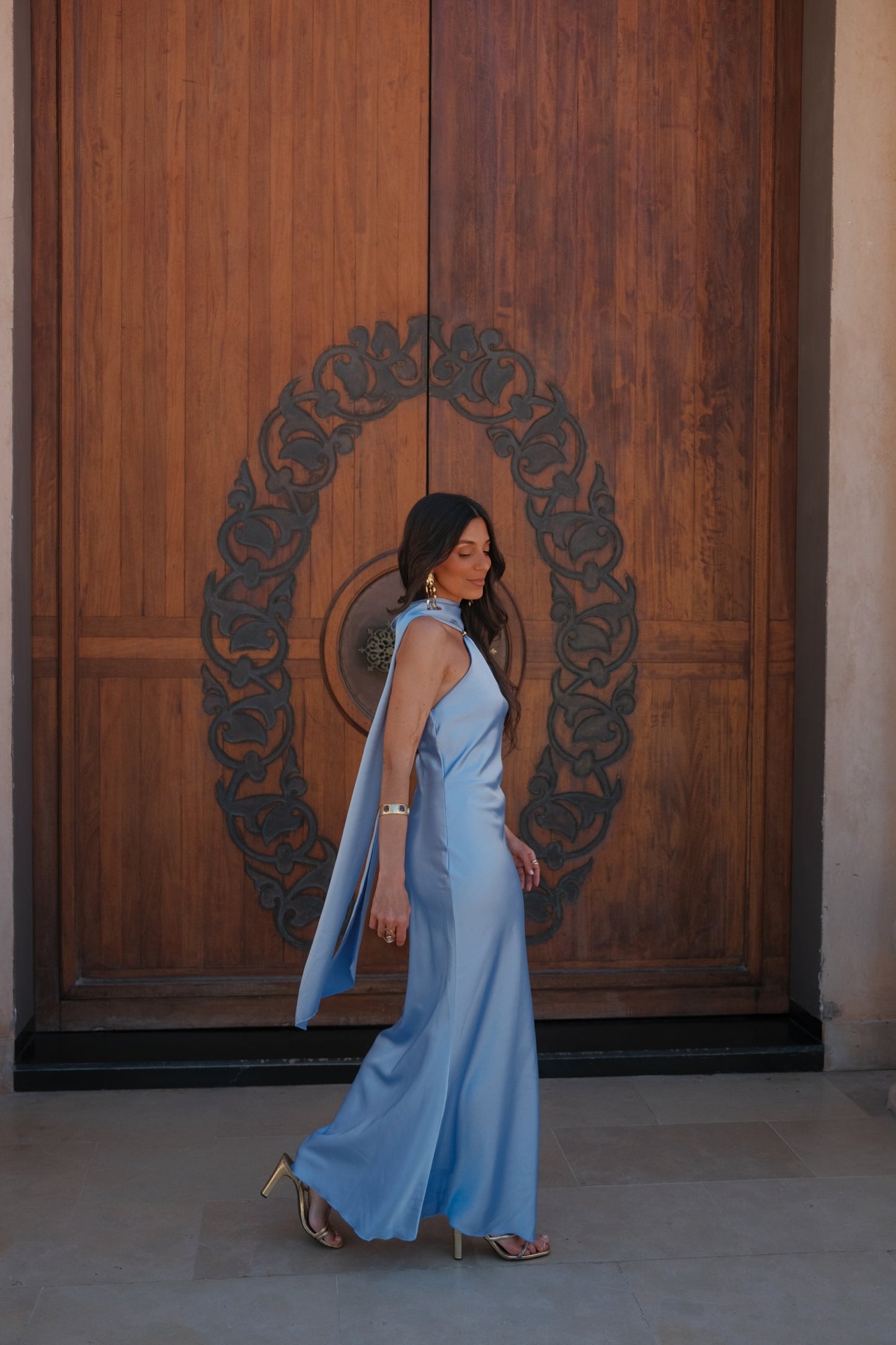 Safira Dress in Sky Blue - Shipping/Envio 10/06 to 17/06