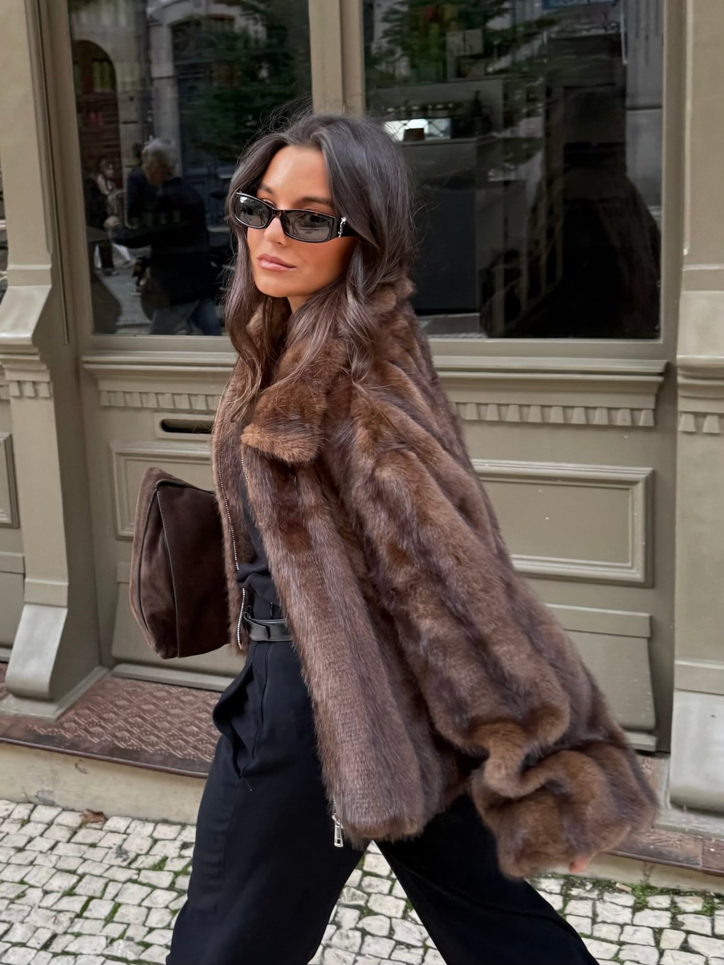 Copenhagen Coat in Chocolate - Shipping from 10/12 to 17/12