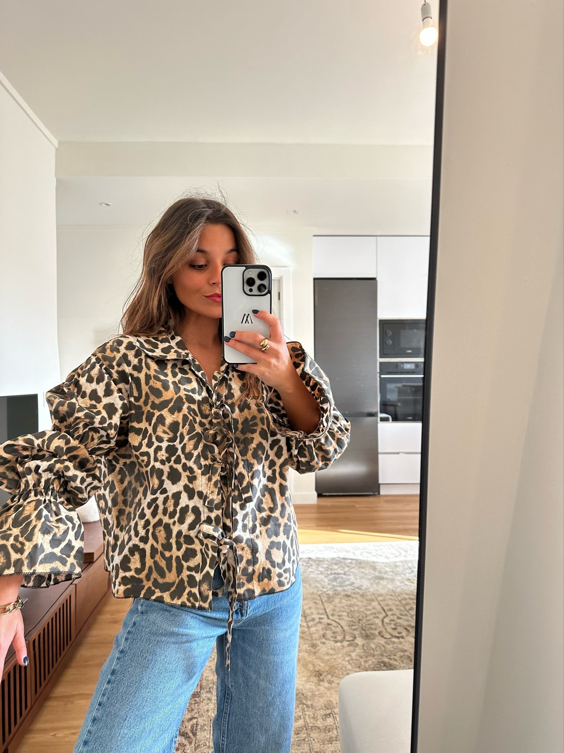 Animal Print Lace Blouse – MARTÏ Collection