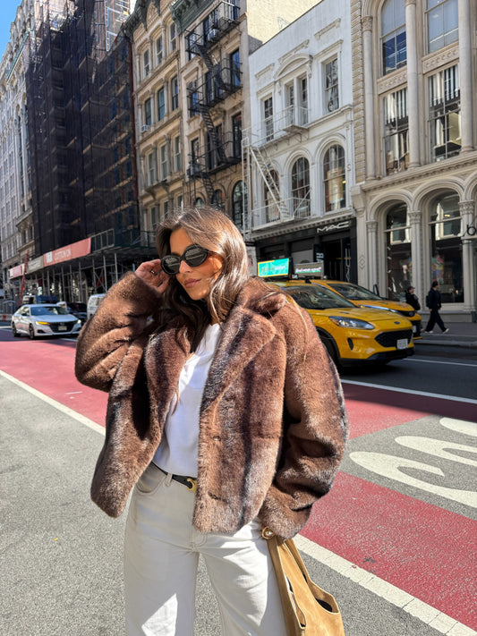 Hot Chocolate Fur Jacket