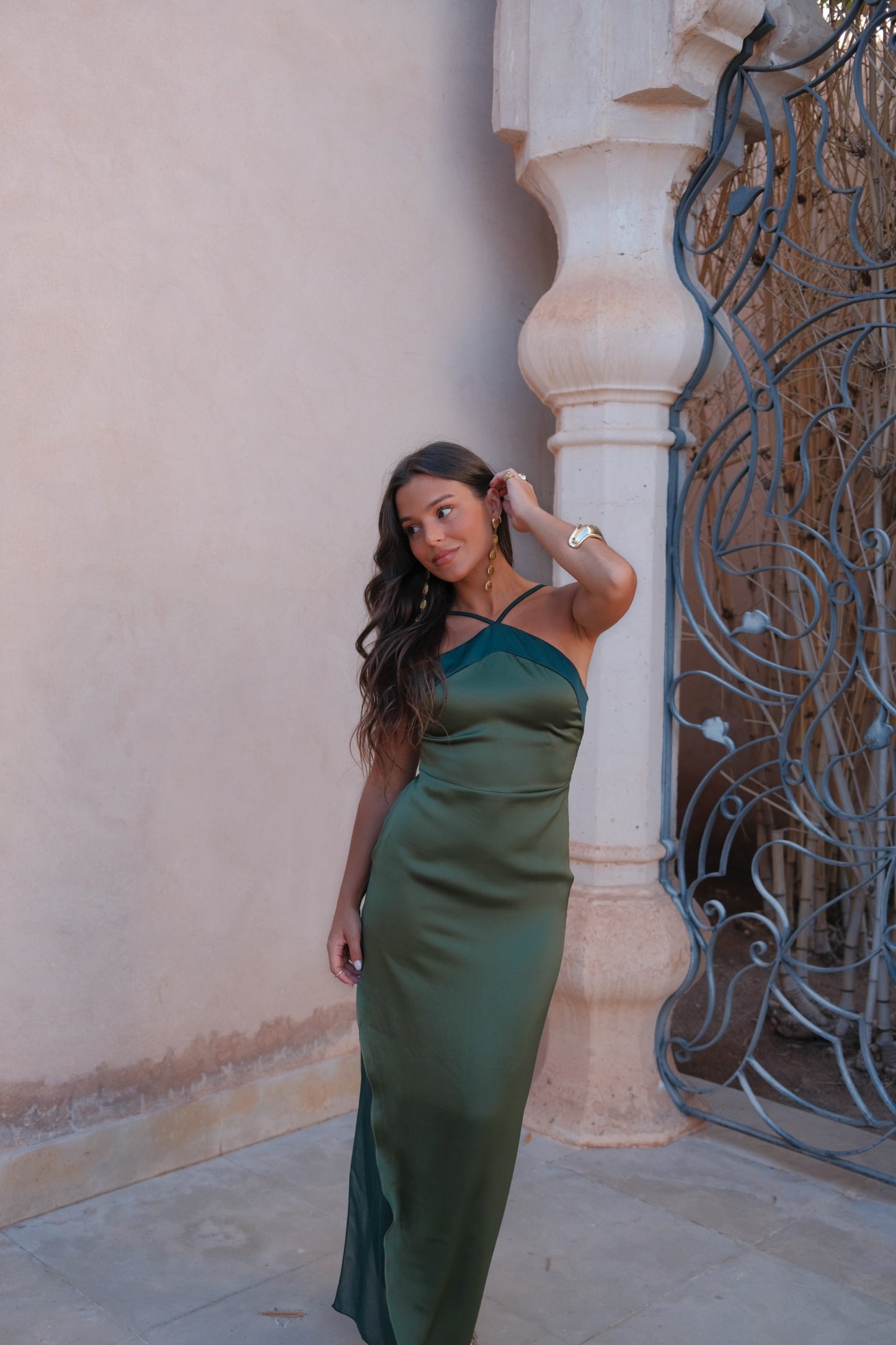 Oasis Dress in Green