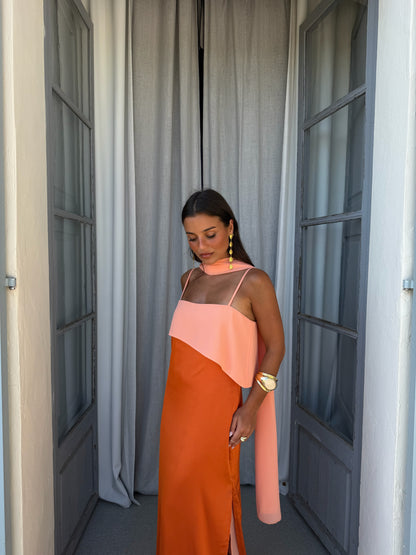 Joanna Dress In Orange