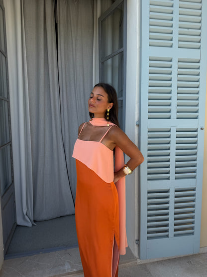 Joanna Dress In Orange