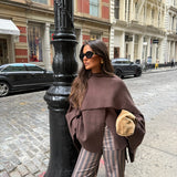 Chicago Cape in Brown