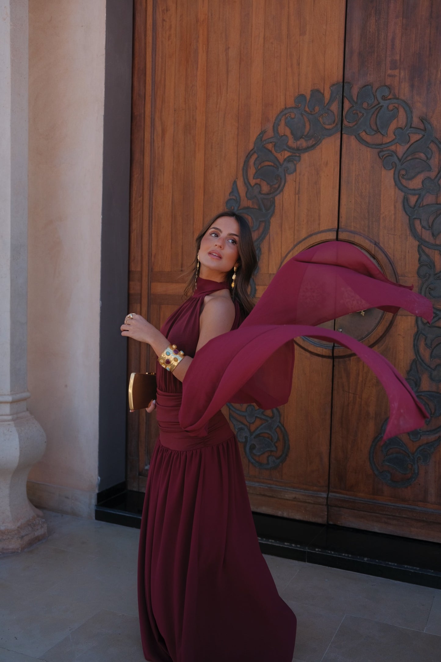 Paloma Dress in Burgundy - Shipping/Envio 22/06 to 26/06