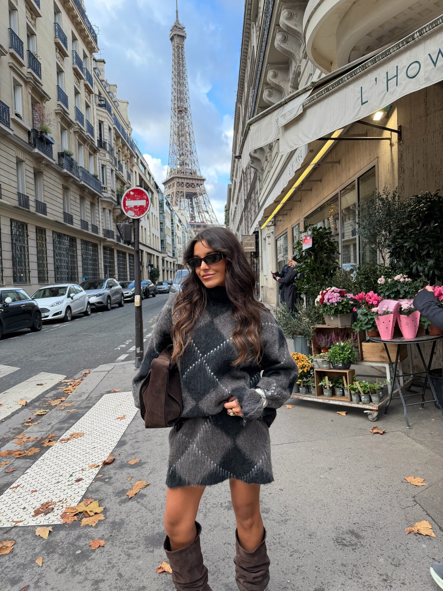 Minuit Knit Set with Skirt