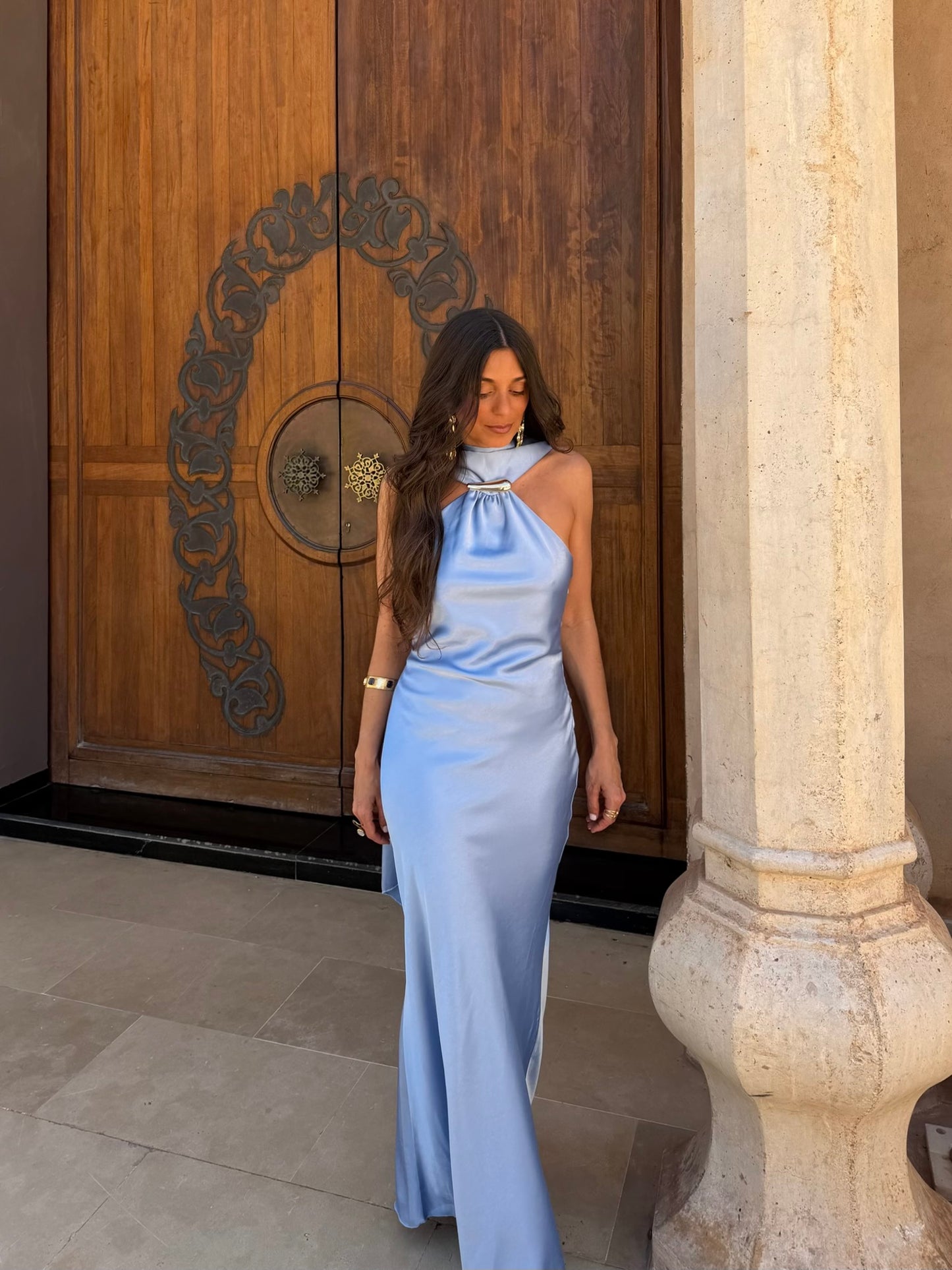 Safira Dress in Sky Blue - Shipping/Envio 10/06 to 17/06