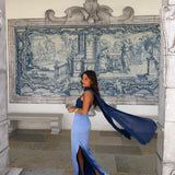 Zahara Dress in Blue - Shipping/Envio 15/07 to 22/07