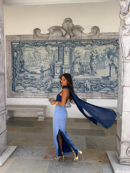 Zahara Dress in Blue - Shipping/Envio 19/06 to 26/06