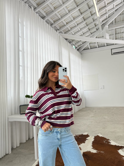 Milan Polo in Burgundy