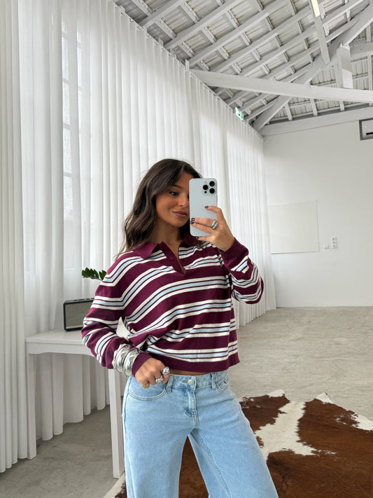 Milan Polo in Burgundy