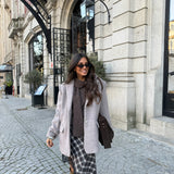 Wool Vienna Blazer in Taupe