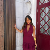Manila Dress in Burgundy - Shipping/Envio 22/06 to 26/06