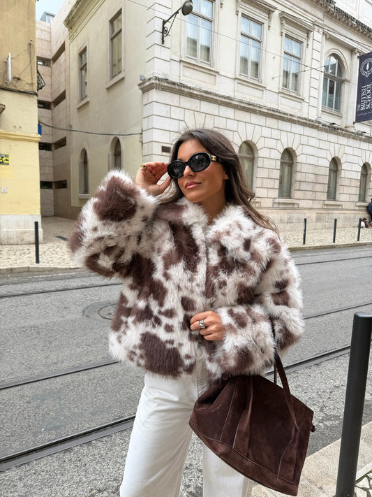 Cow Fur Jacket