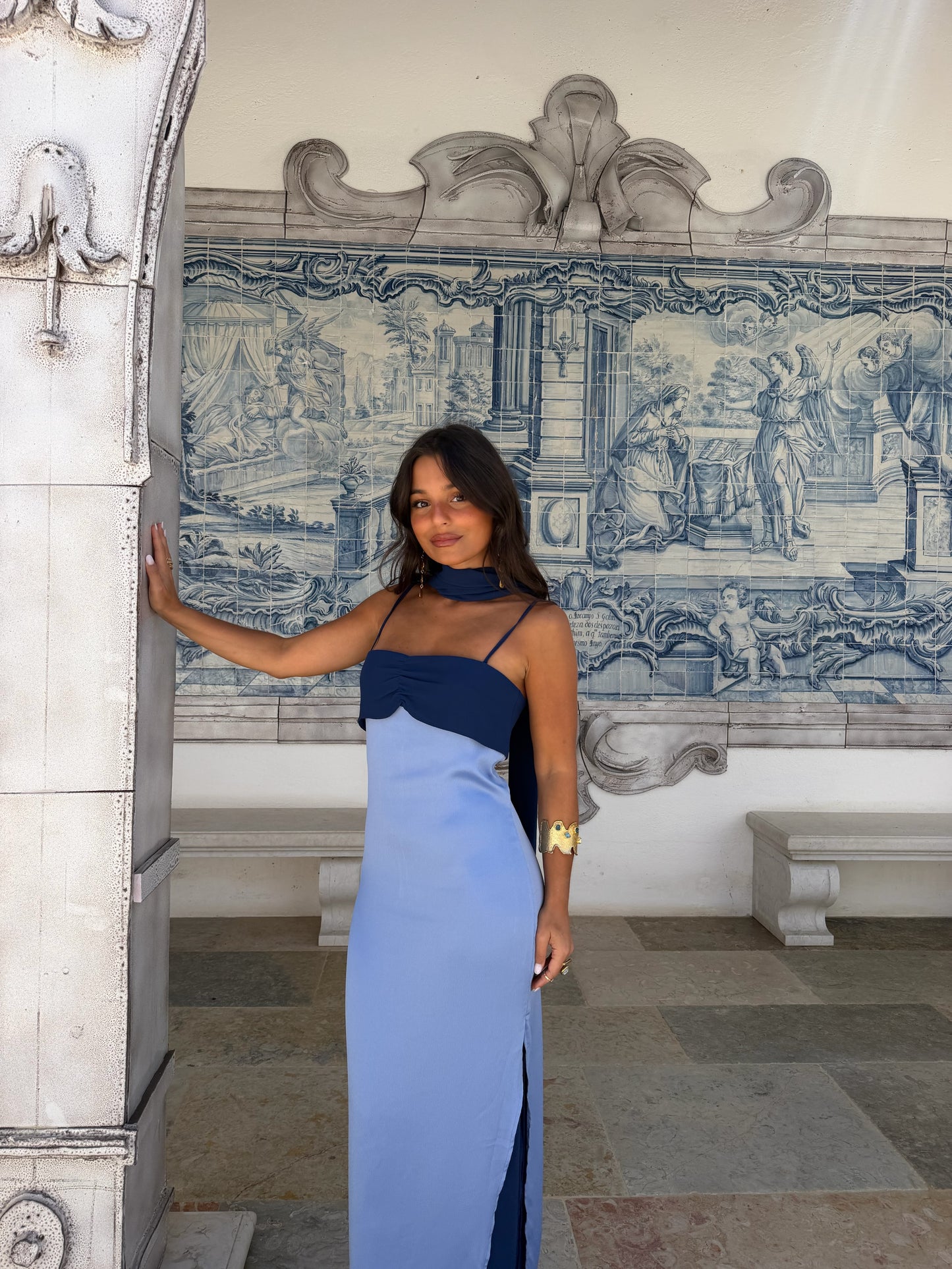 Zahara Dress in Blue - Shipping/Envio 19/06 to 26/06