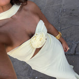 Pastel Yellow with Flower Dress - Shipping/Envio 06/07 to 10/07