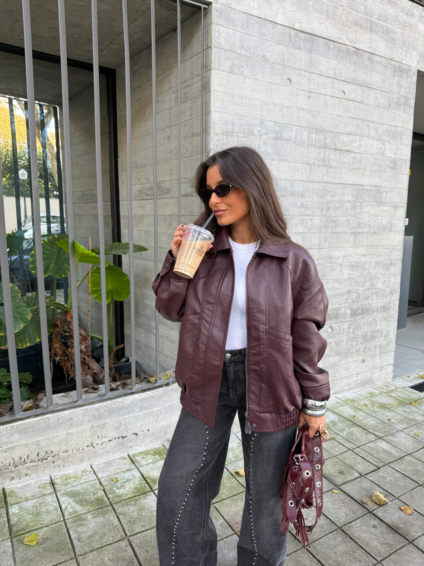 Oporto Jacket in Burgundy - Shipping 28/11 to 05/12