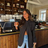 Asymmetrical Blazer in Black