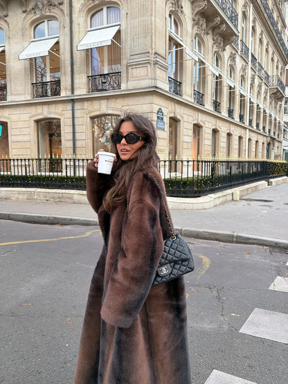 Amelie Long Fur Jacket - Shipping 01/12 to 05/12