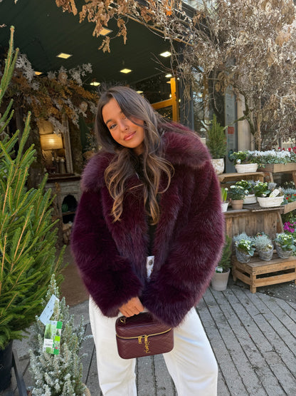 Cherry Fur Jacket