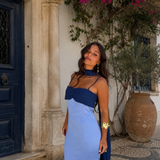 Zahara Dress in Blue - Shipping/Envio from 10/08 to 17/08