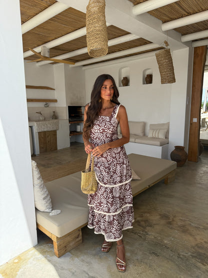 Sahara Dress in Brown
