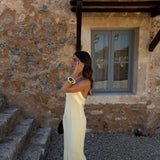 Riviera Dress in Light Yellow - SHIPPING/ENVIO FROM 12/08 to 19/08