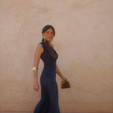 Amira Dress in Navy Blue - Shipping/Envio 06/07 to 10/07
