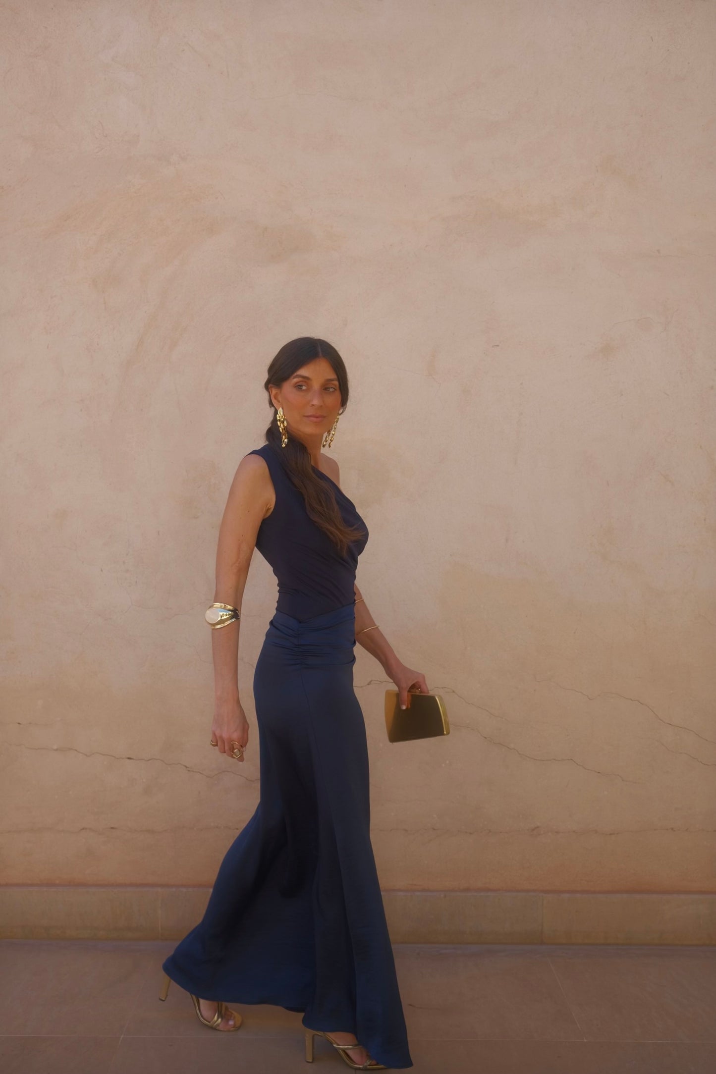 Amira Dress in Navy Blue - Shipping/Envio 22/06 to 29/06