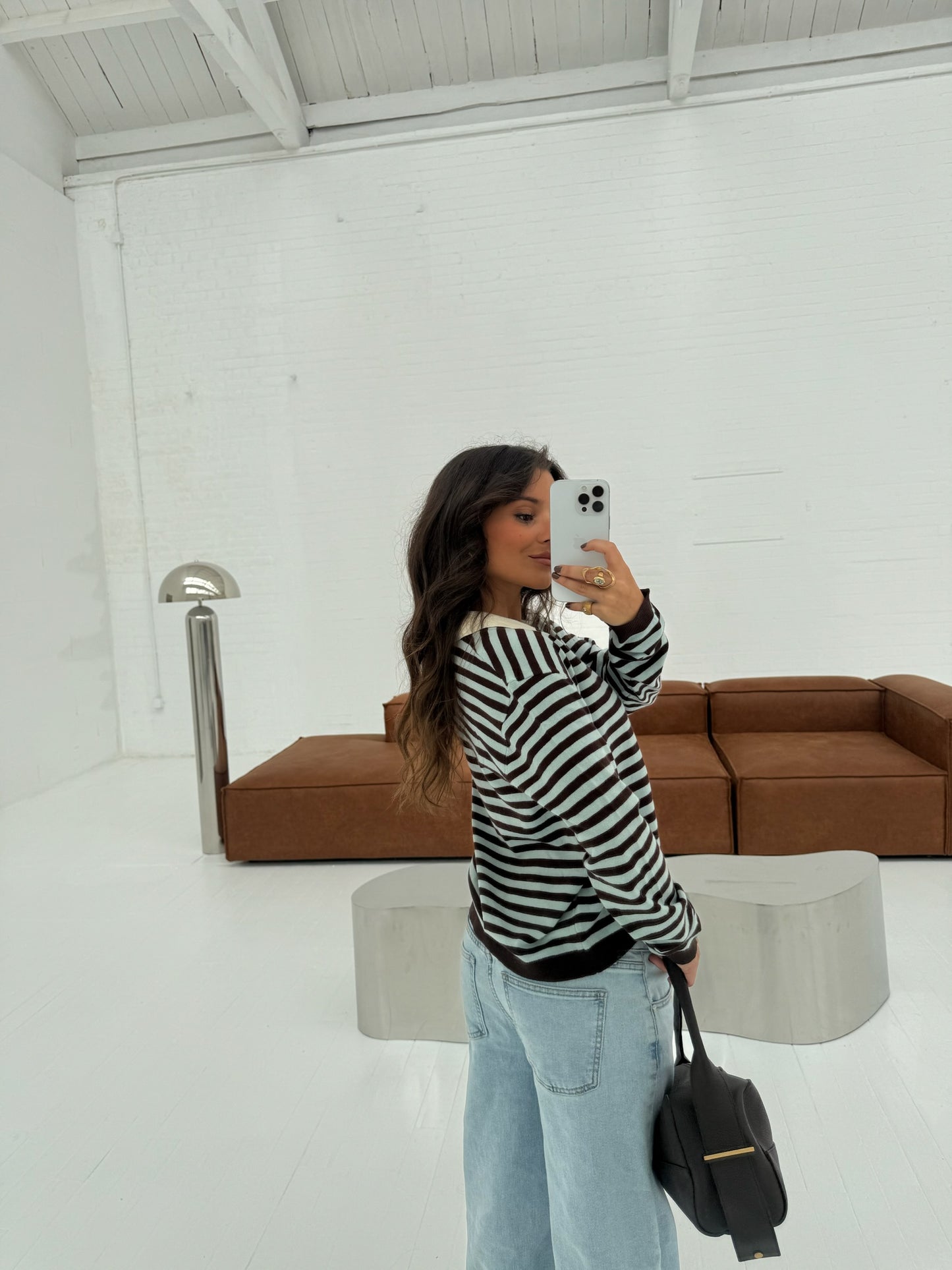 Carmen Polo in Blue and Brown