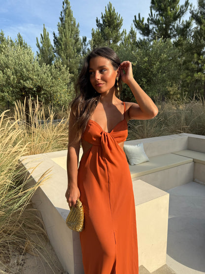 Kenya Dress in Terracota
