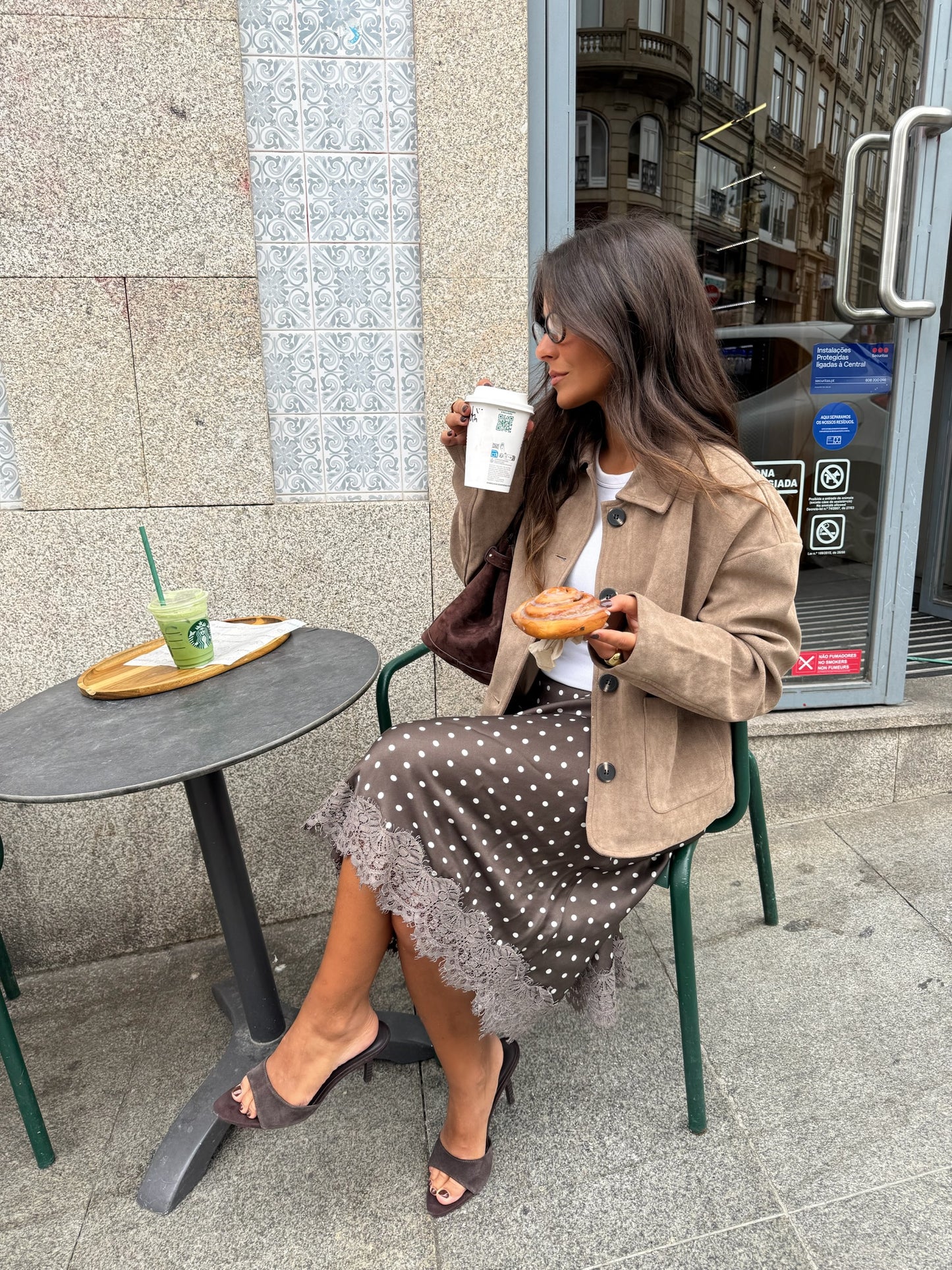 Oatmeal Suede Jacket