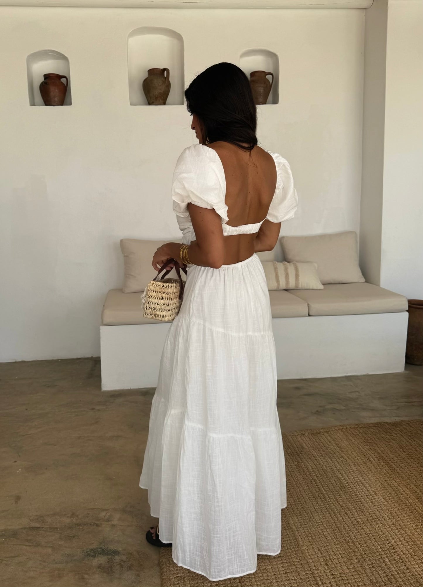 Rosalie Dress in White