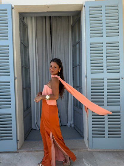 Joanna Dress In Orange