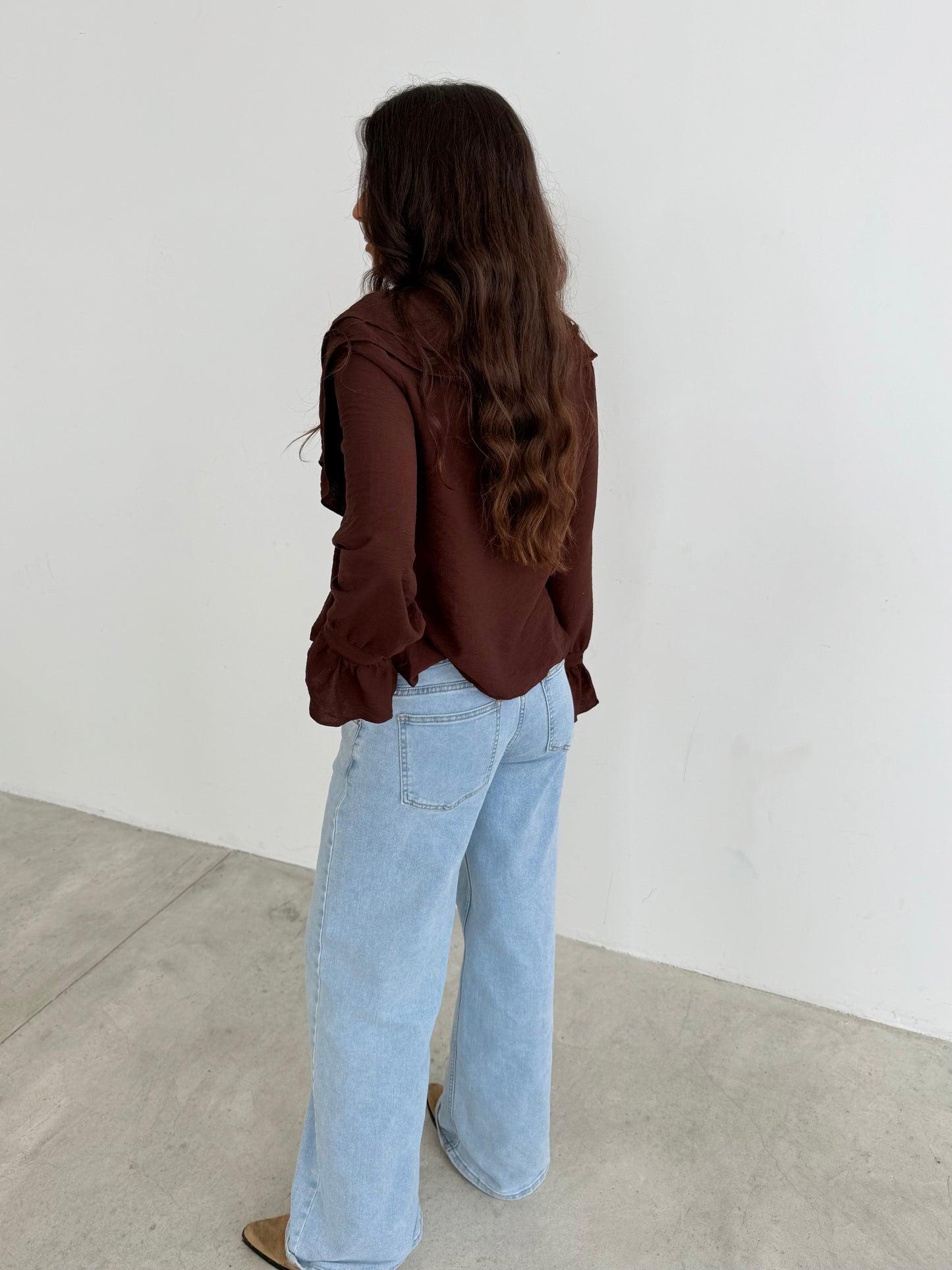 Taylor Blouse in Brown