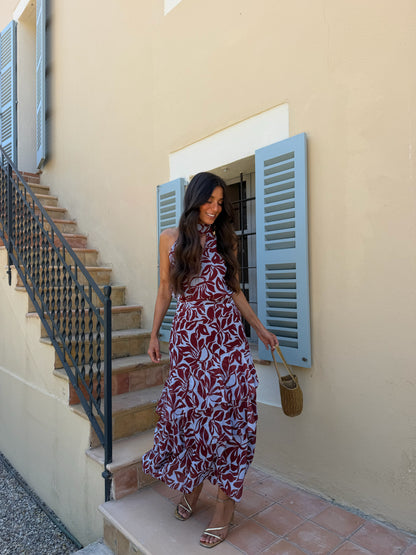 Siena Set in Blue and Burgundy