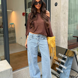 Statement Studded Denim Jeans