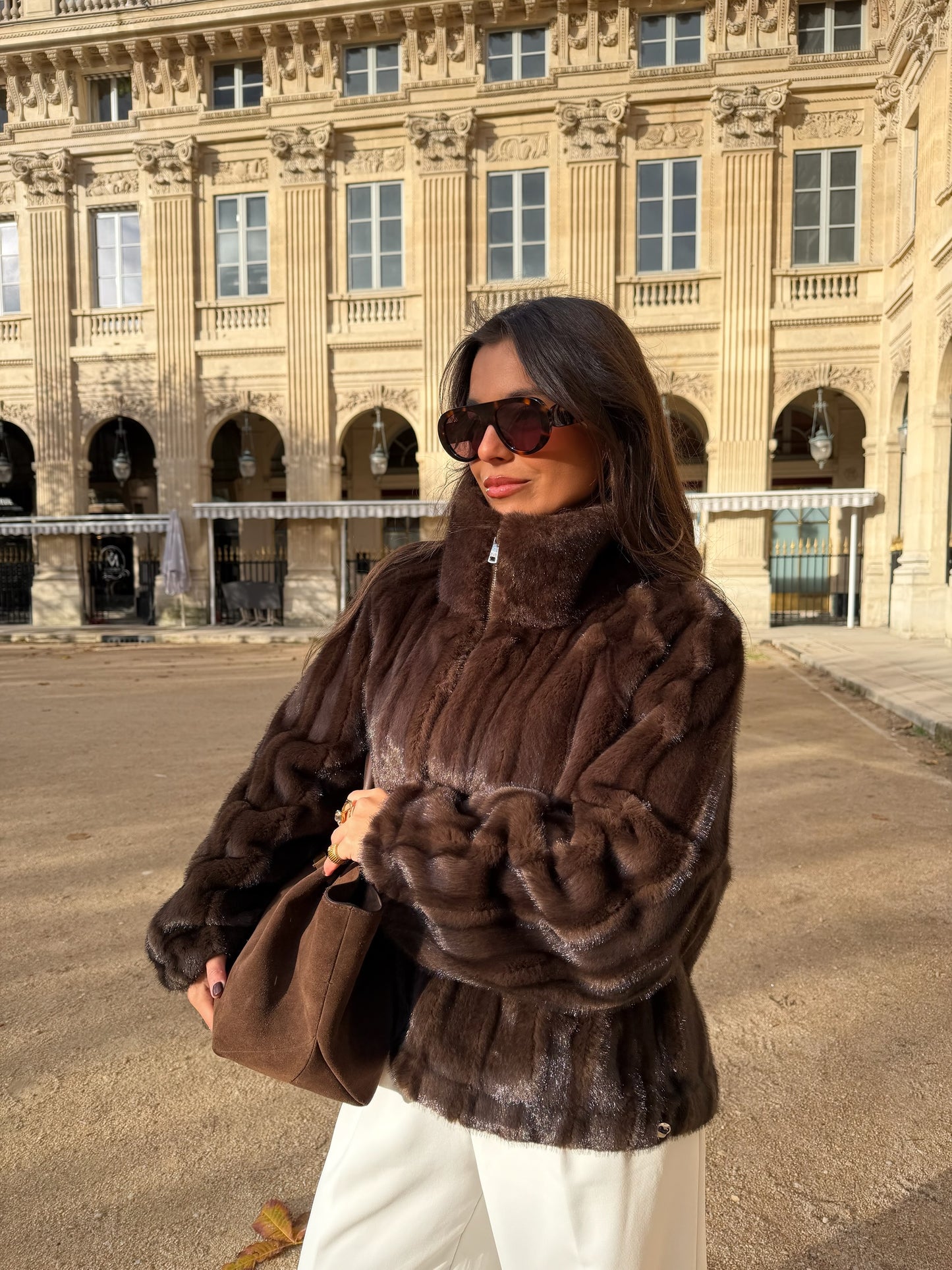 Royal Brown Fur Jacket