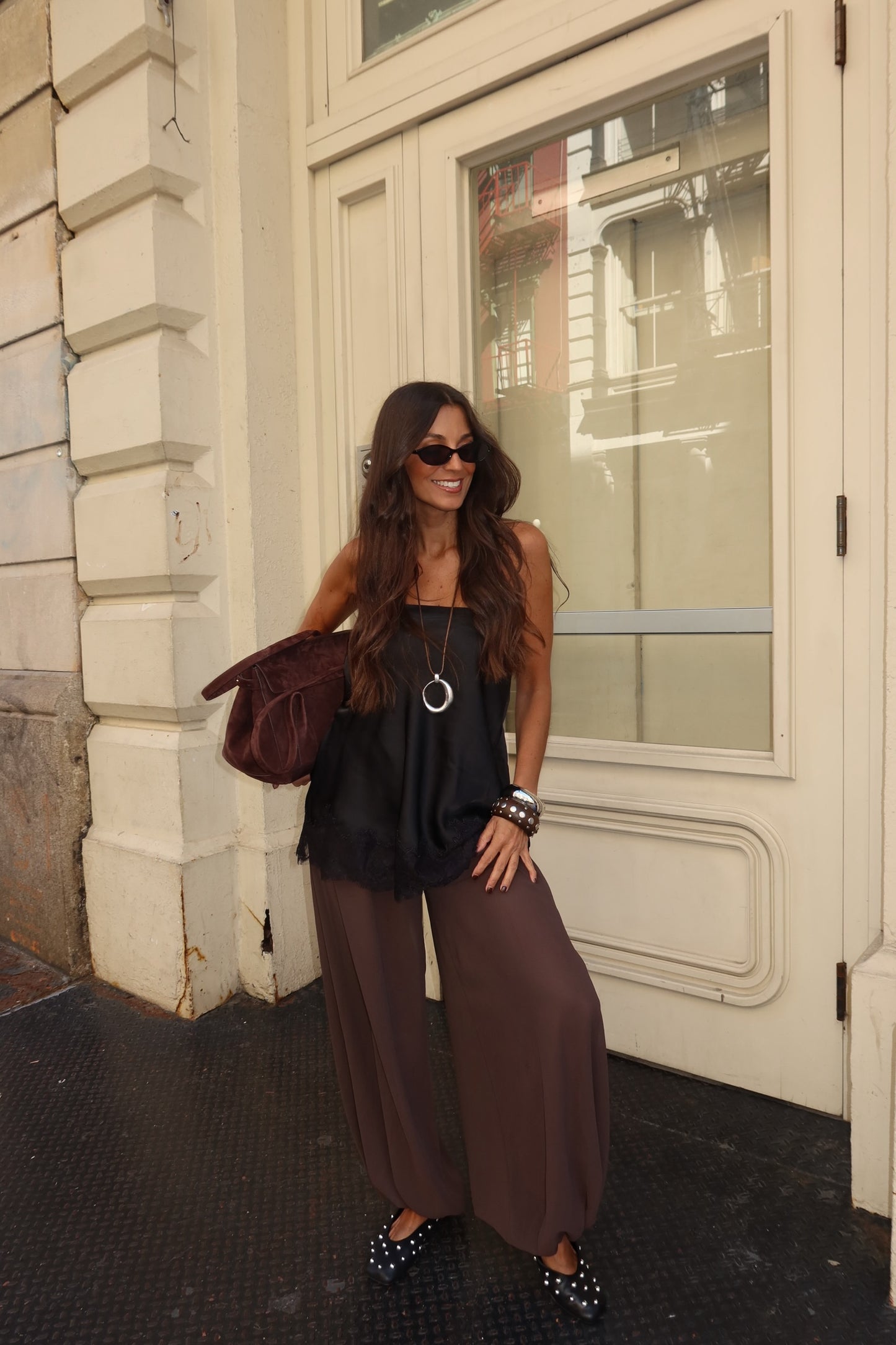 Balloon Pants in Brown