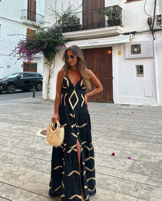 Zakynthos Dress in Black