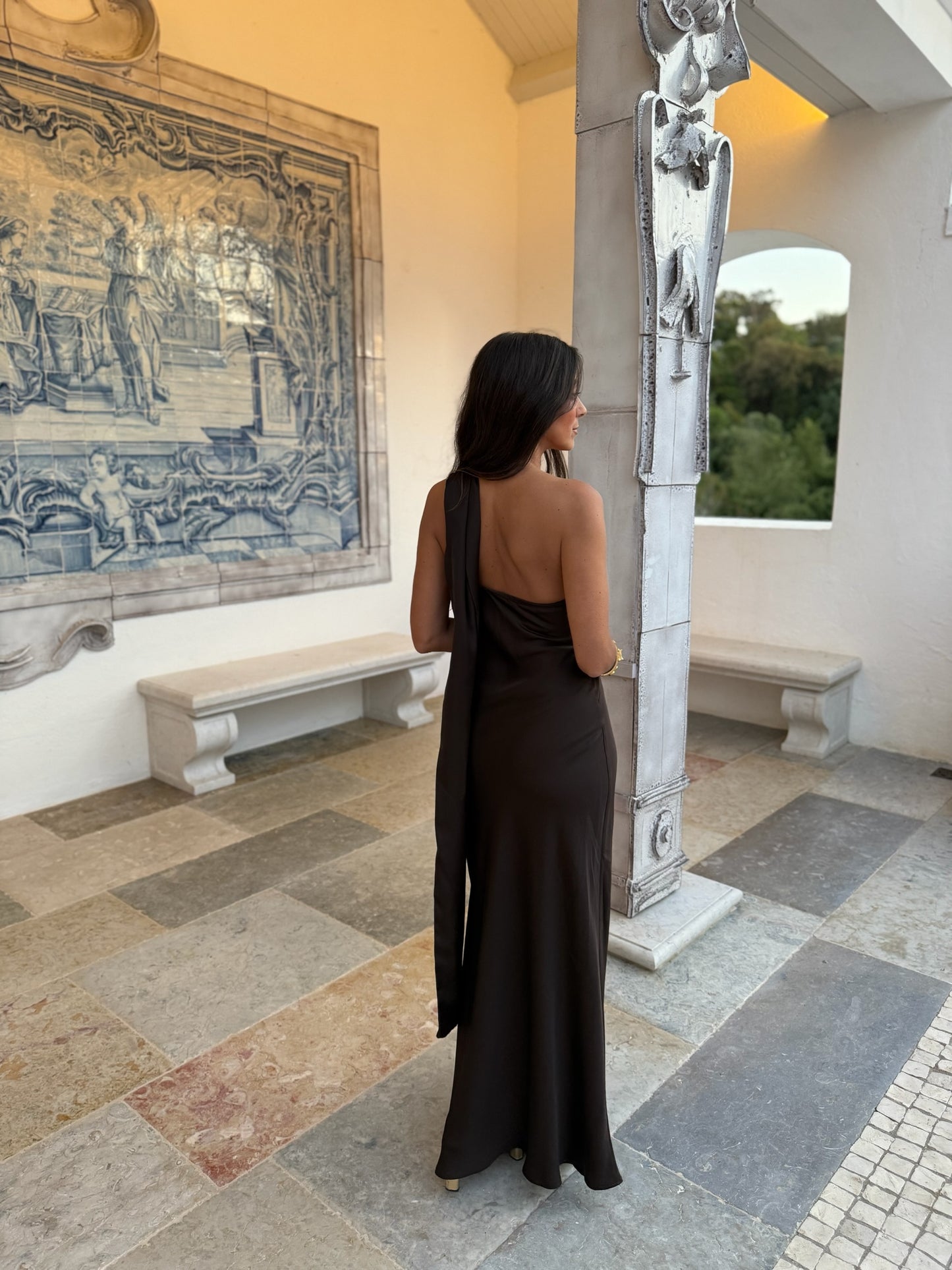 Granada Dress in Brown - Preorder (Shipping/Envio 05-05)