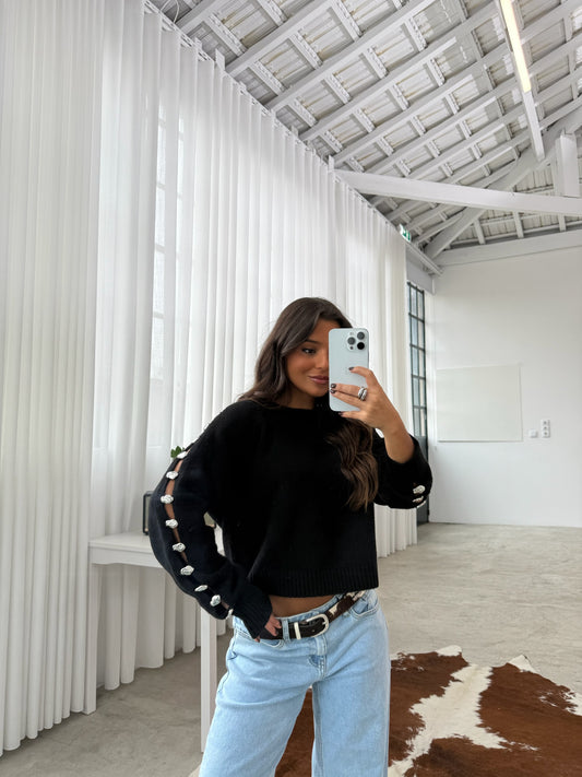 Black Kint with Silver Details