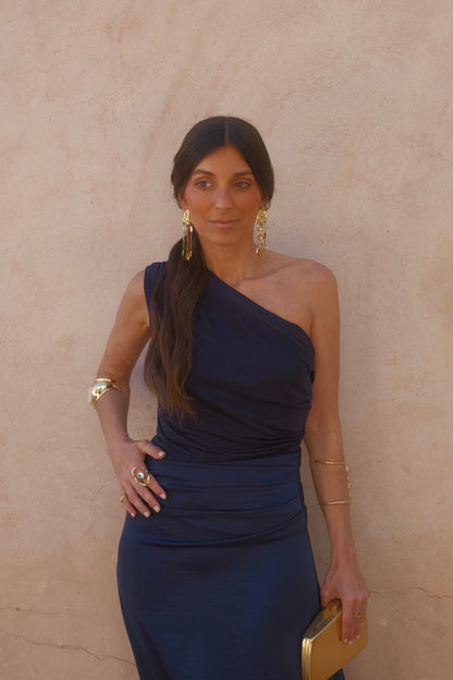 Amira Dress in Navy Blue - Shipping/Envio 22/06 to 29/06
