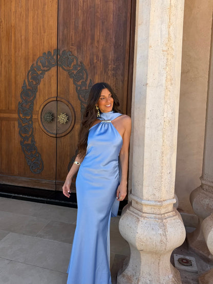 Safira Dress in Sky Blue - Shipping/Envio 10/06 to 17/06