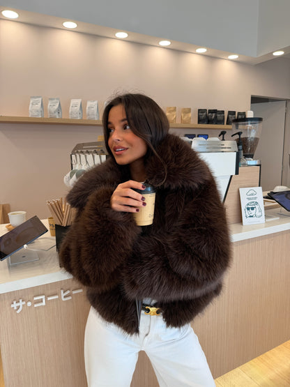 Cocoa Fur Jacket