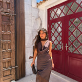 Rosalie Brown Dress