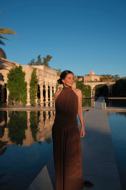 Paloma Dress in Brown - Shipping/Envio 22/06 to 26/06